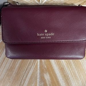 Kate spade burgundy crossbody
